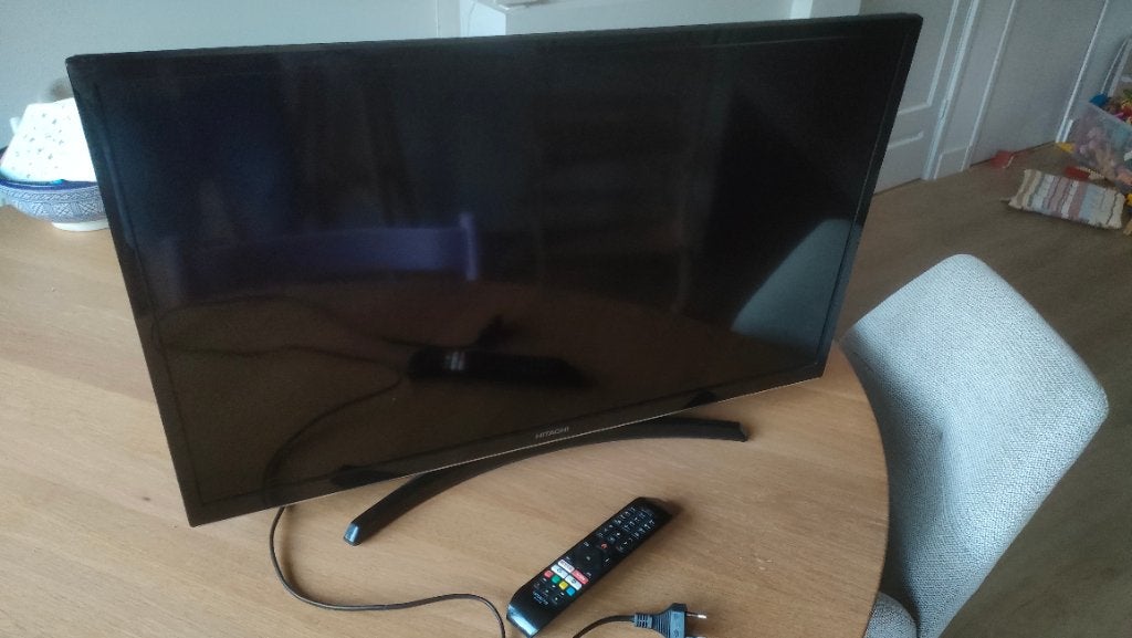 Hitachi tv 32 inch, Gebruikt, 50 Hz, 80 tot 100 cm, Ophalen