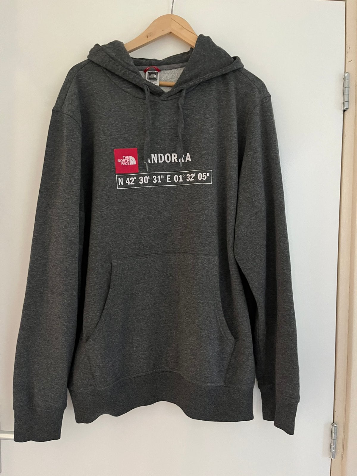 The North Face hoidie, Ophalen of Verzenden, Gedragen, Maat 56/58 (XL), Grijs