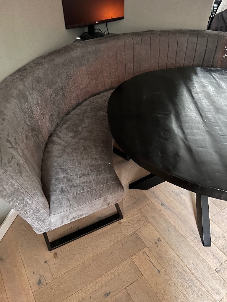 Half ronde bank, Ophalen, Gebruikt, 100 tot 125 cm, 150 tot 200 cm