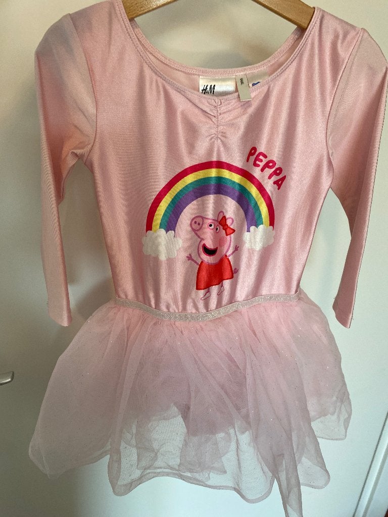 ROZE PEPPA PIG TULE MEISJE DANS JURK, MAAT: 122/128, Meisje, H&M, Ophalen of Verzenden, Zo goed als nieuw