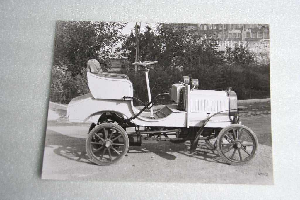 Persfoto S.A.F. Bergmann-Volksauto Liliput (1904) (1), Ophalen of Verzenden, Nieuw, Overige merken