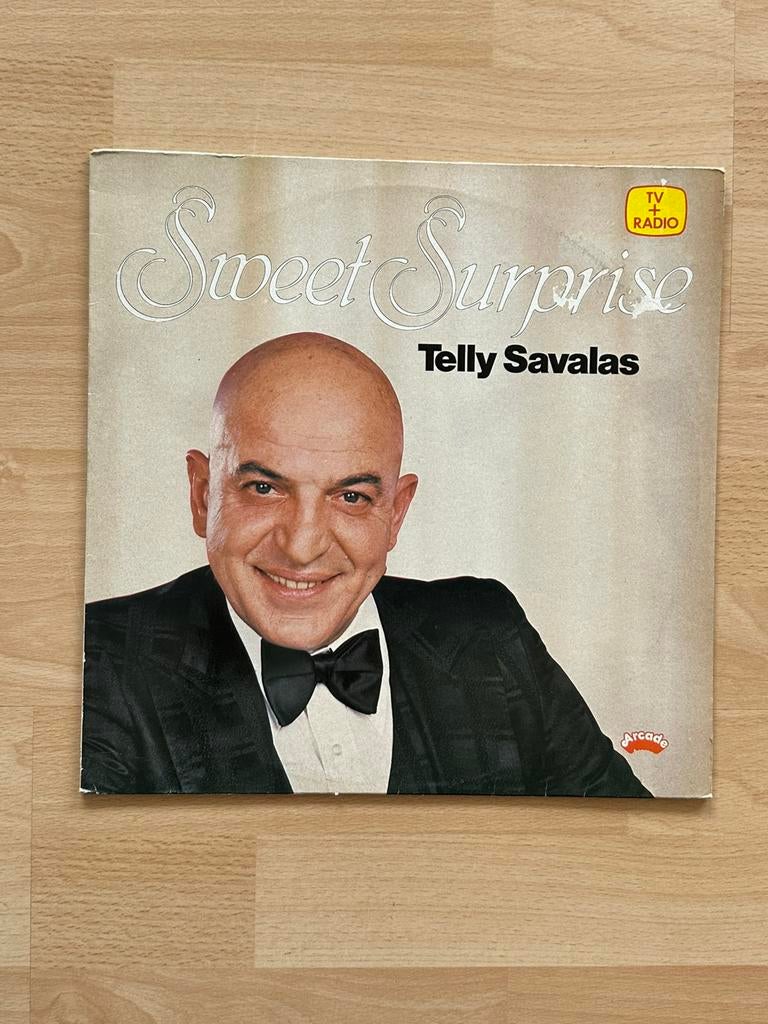 Telly Savalas – Sweet Surprise KOJAK grammofoonplaat, Cd's en Dvd's, Ophalen of Verzenden, Gebruikt, 12 inch