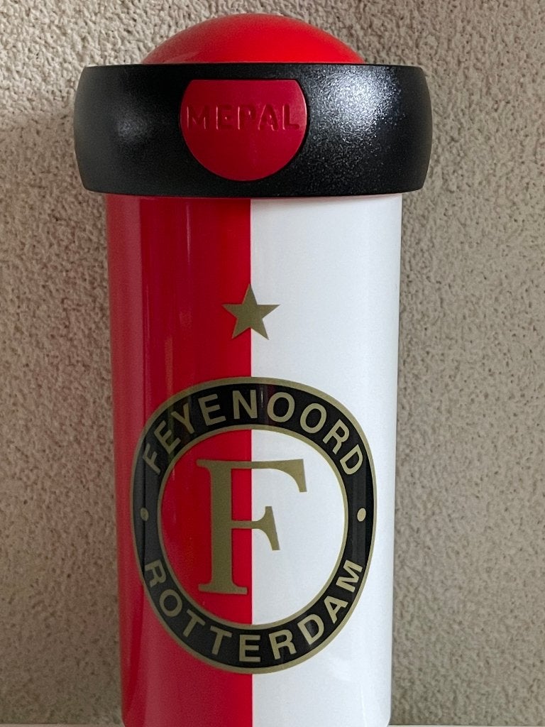 Feyenoord MEPAL schoolbeker en broodtrommel, ., Nieuw, Ophalen of Verzenden, Vrolijke-muisjes