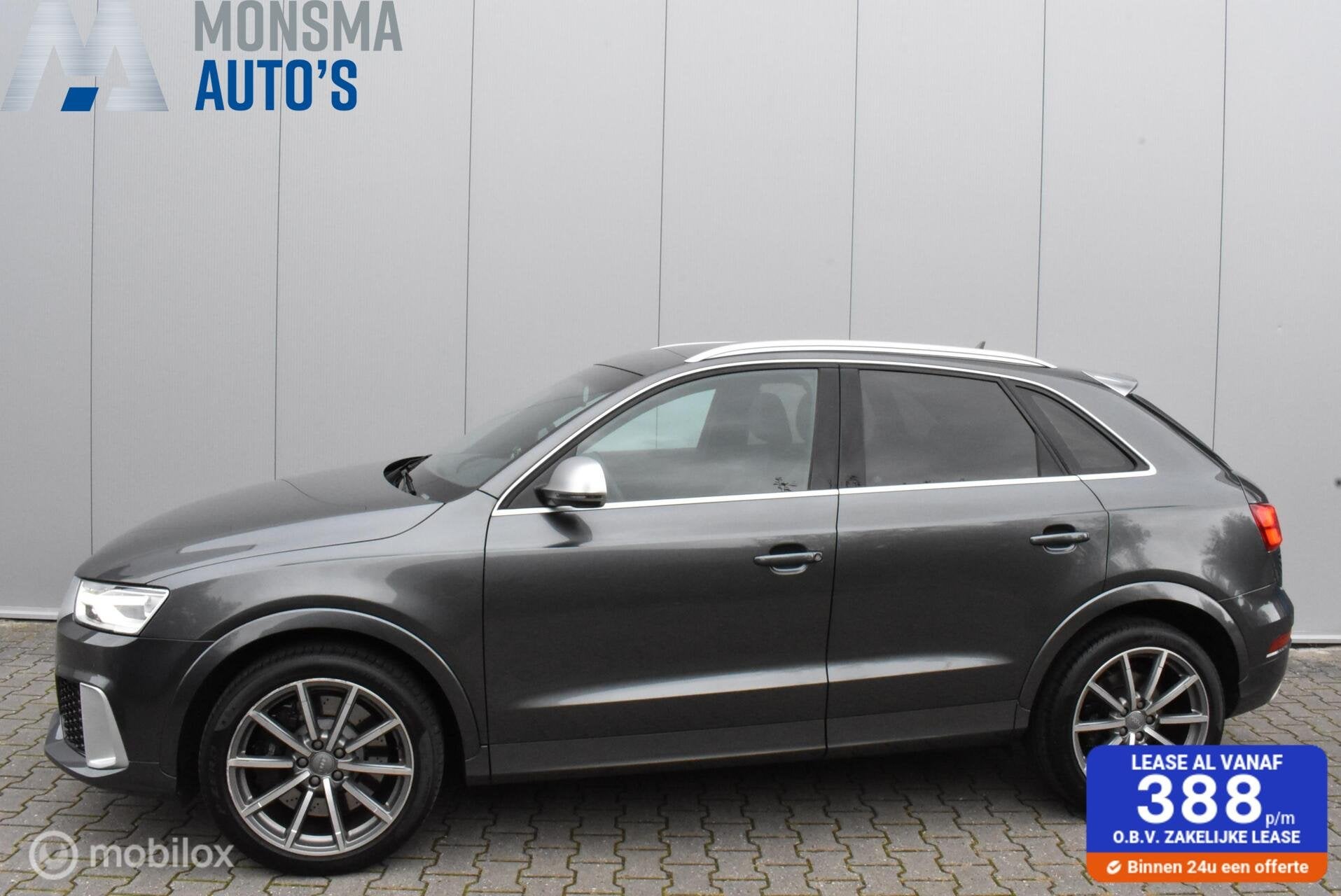 Audi RS Q3 2.5 TFSI quattro 2015 Daytona Leder Bose Trekhaak, Auto's, Automaat, Gebruikt, Leder, Bedrijf