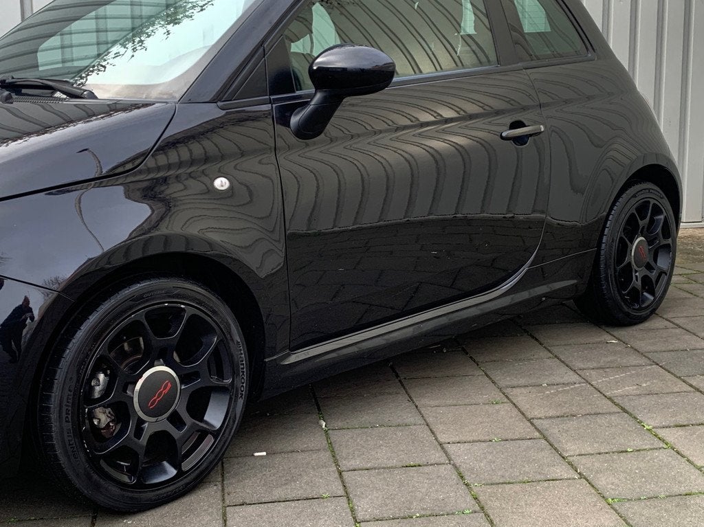 Fiat 500 C 0.9 TwinAir Rock|Cabrio|Airco|Leder|, Auto's, Fiat, Euro 5, 86 pk, Gebruikt, Cabriolet