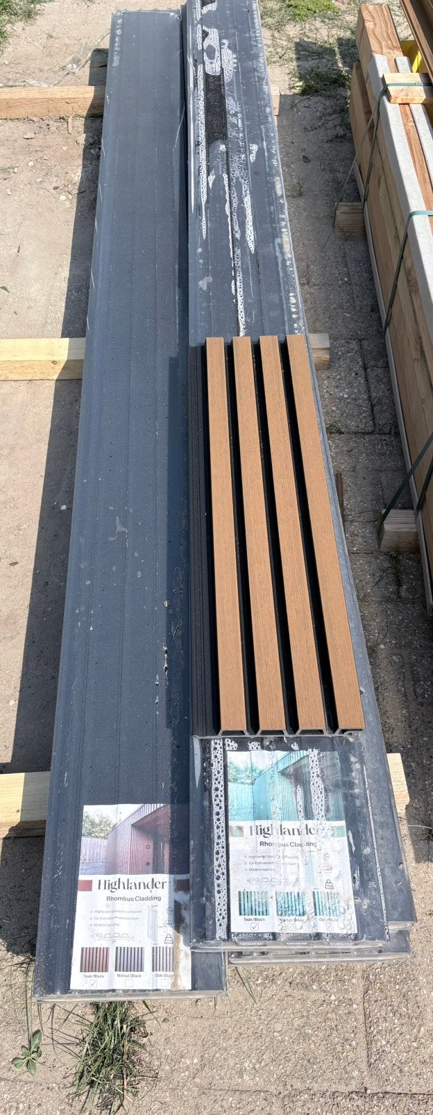 5,8 m2 composiet gevelbekleding, Ophalen, Nieuw