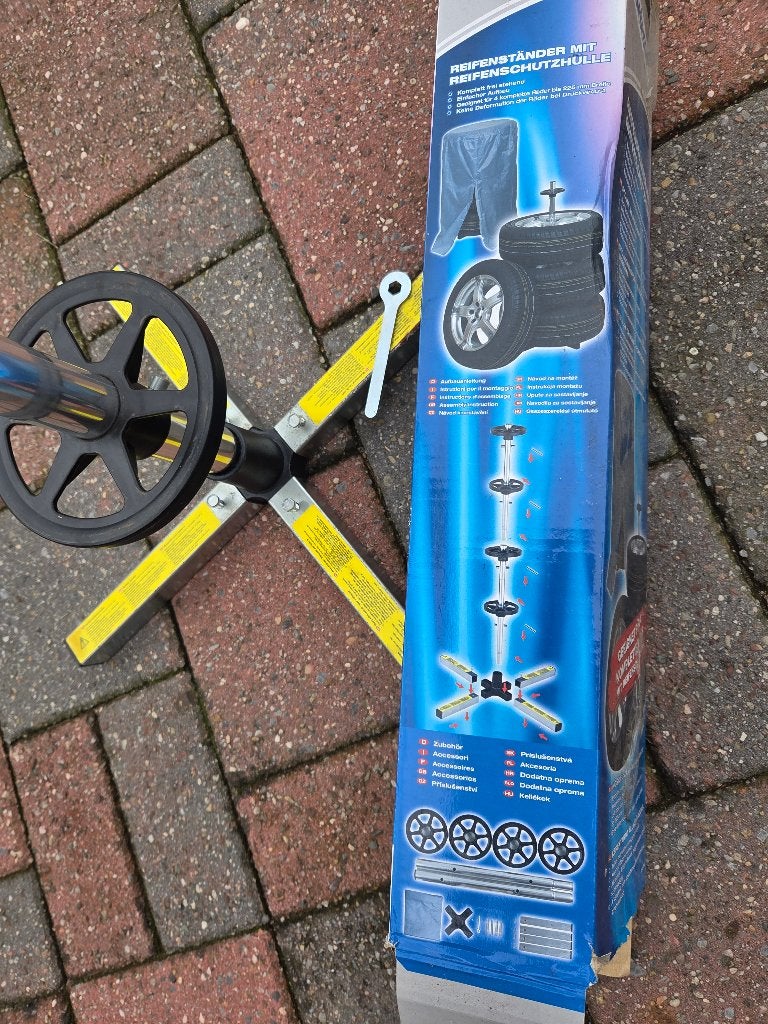Banden opbergrek / velgenboom, Auto diversen, Ophalen, Gebruikt