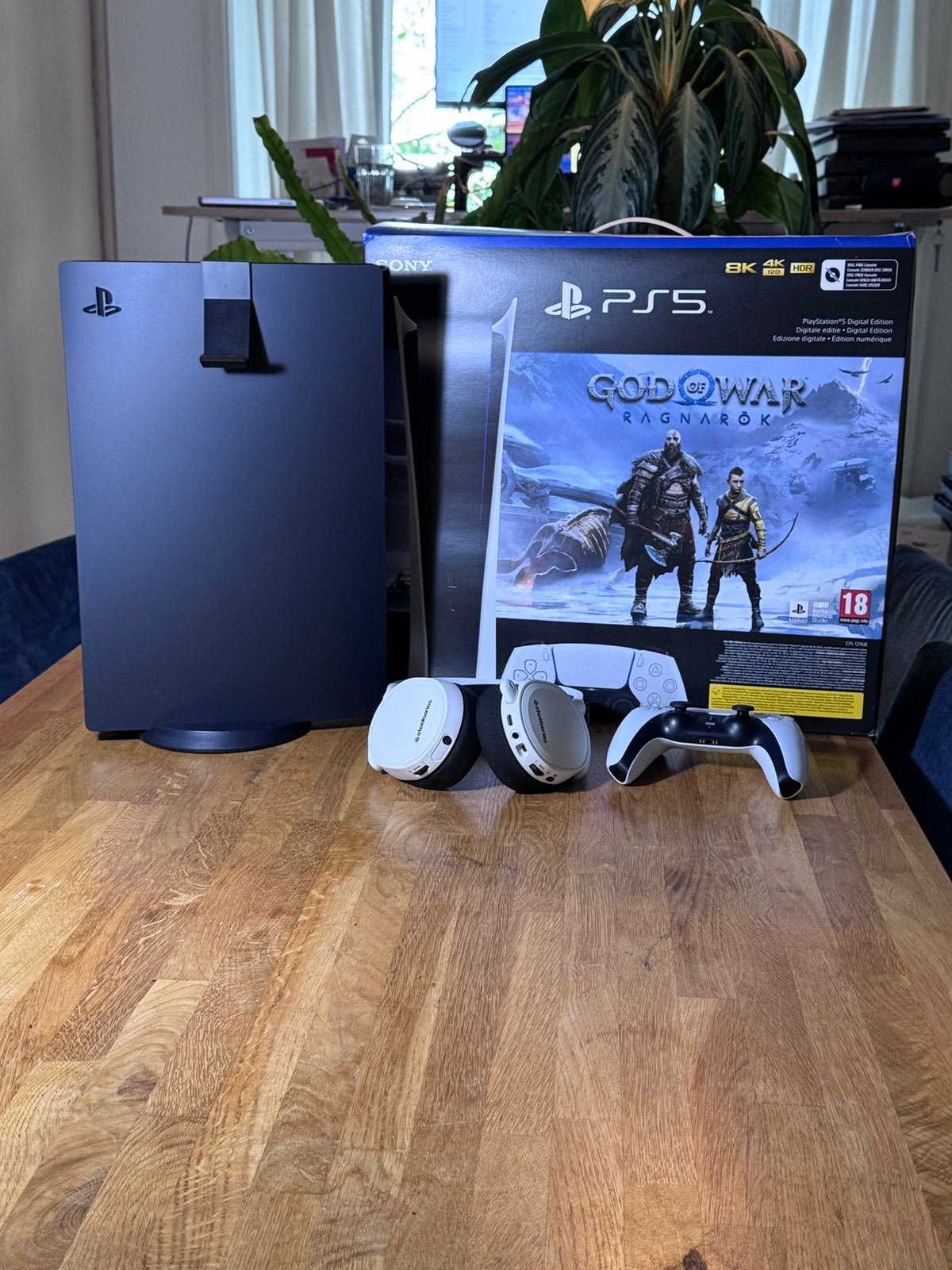 PS5 Digital + 2TB WD Black SSD + SteelSeries Arctis 7P+, Ophalen, Zo goed als nieuw, Playstation 5 Digital