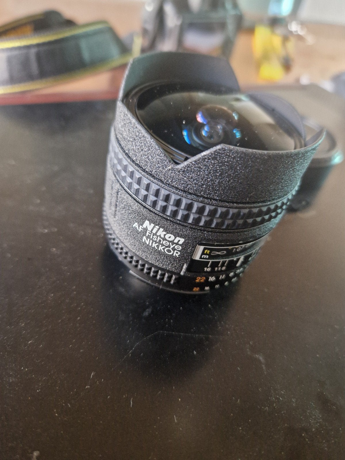 Nikon AF Fisheye Nikkor 16mm 1:2.8 D lens, Audio, Tv en Foto, Fotografie | Lenzen en Objectieven, Ophalen, Gebruikt, Groothoek Fisheye-lens