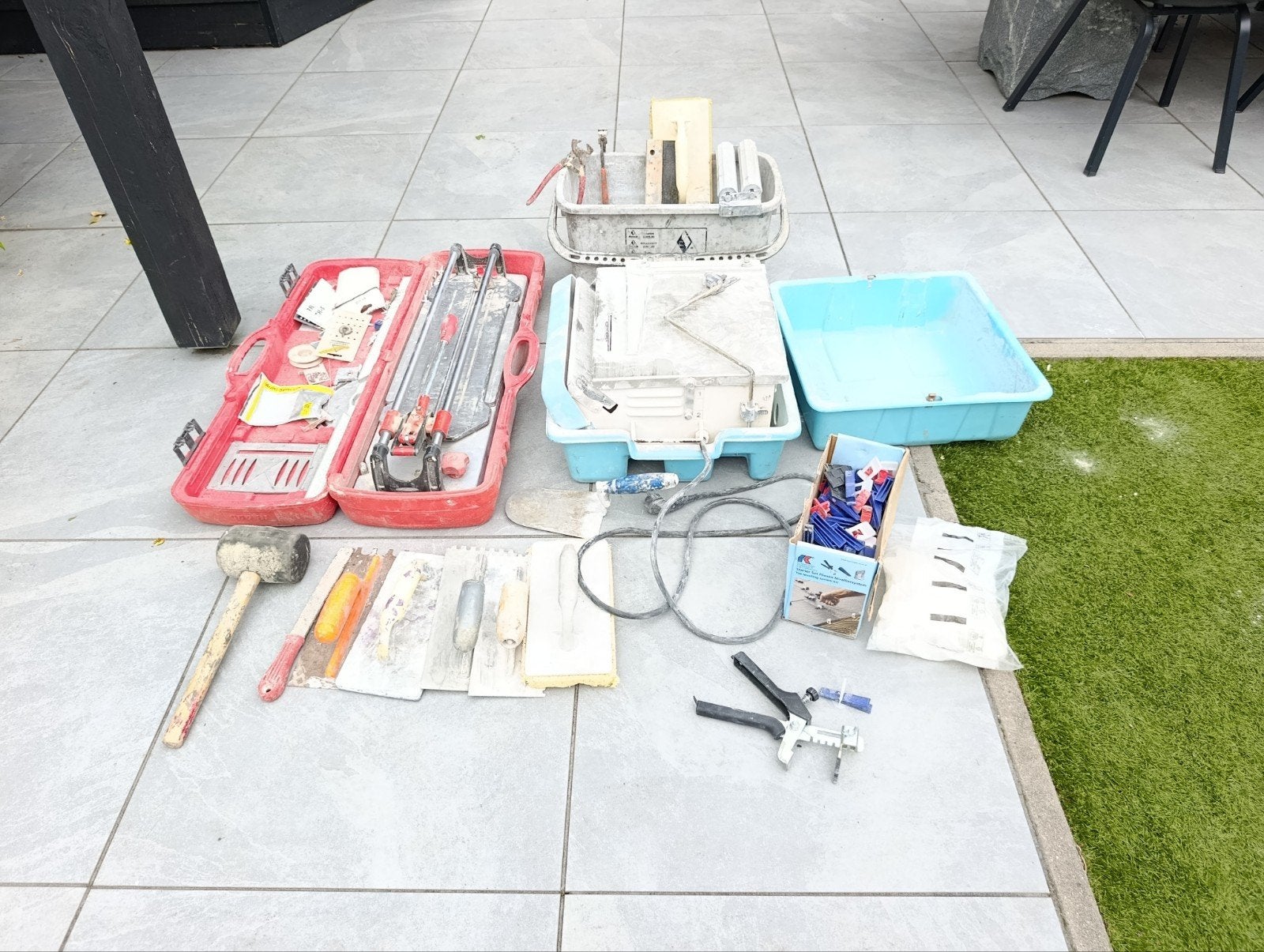 Rubi TR 600S + Natte Tegelzaagmachine met Accessoires, Ophalen of Verzenden