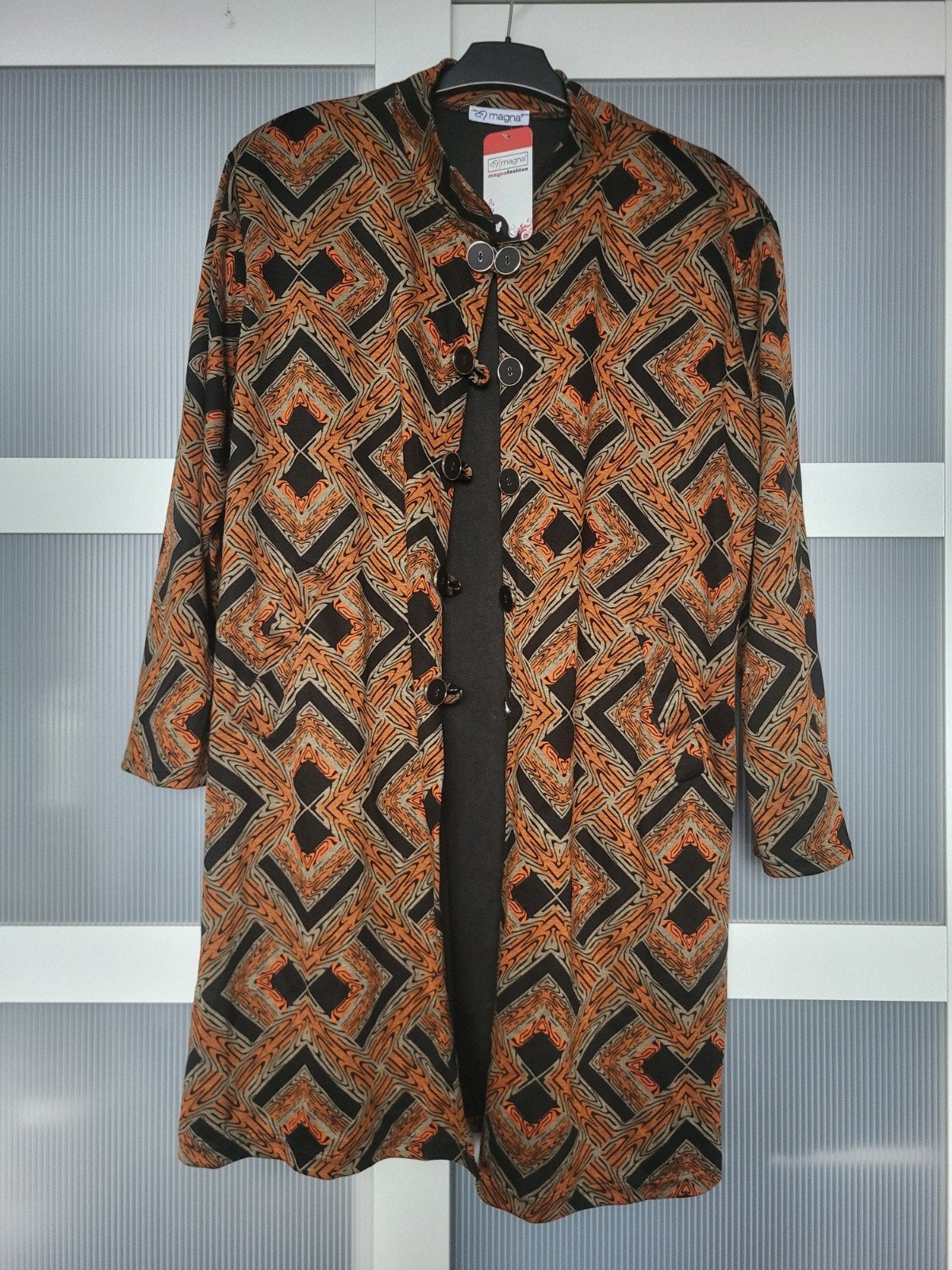 Magna Dames Jas/Vest met Print - Maat 48/50, Maat 46/48 (XL) of groter, Nieuw, Oranje, Ophalen of Verzenden