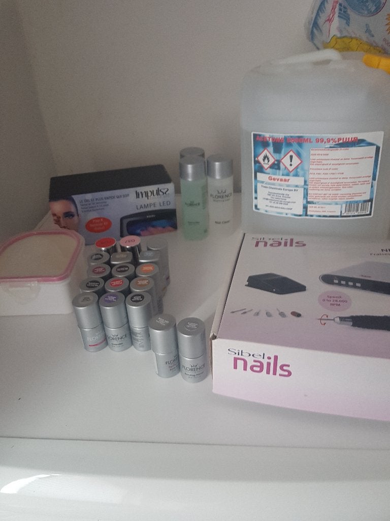 Gel nagellak, Ophalen of Verzenden, Gebruikt, Overige kleuren, Handen en Nagels