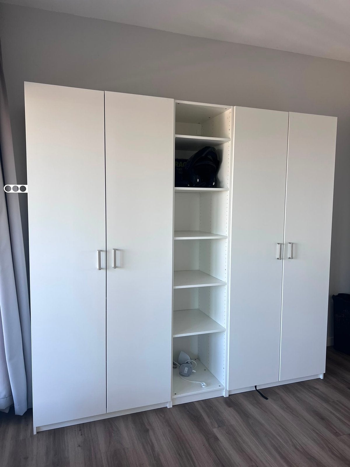 IKEA PAX kledingkas wit B:200cm H:236cm, Ophalen, Gebruikt, 200 cm of meer, 200 cm of meer
