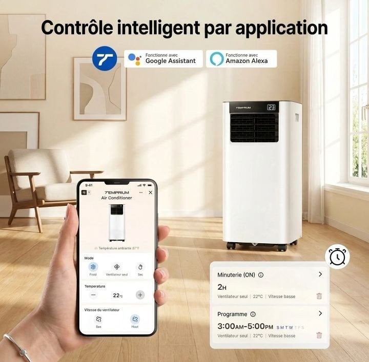 Temprium airco, Ophalen, Timer, Minder dan 60 m³, Nieuw