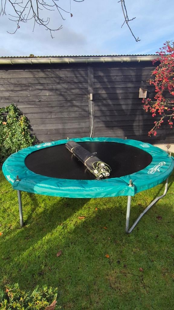 Trampoline met net 2.50 m / 100kg, Ophalen, Gebruikt