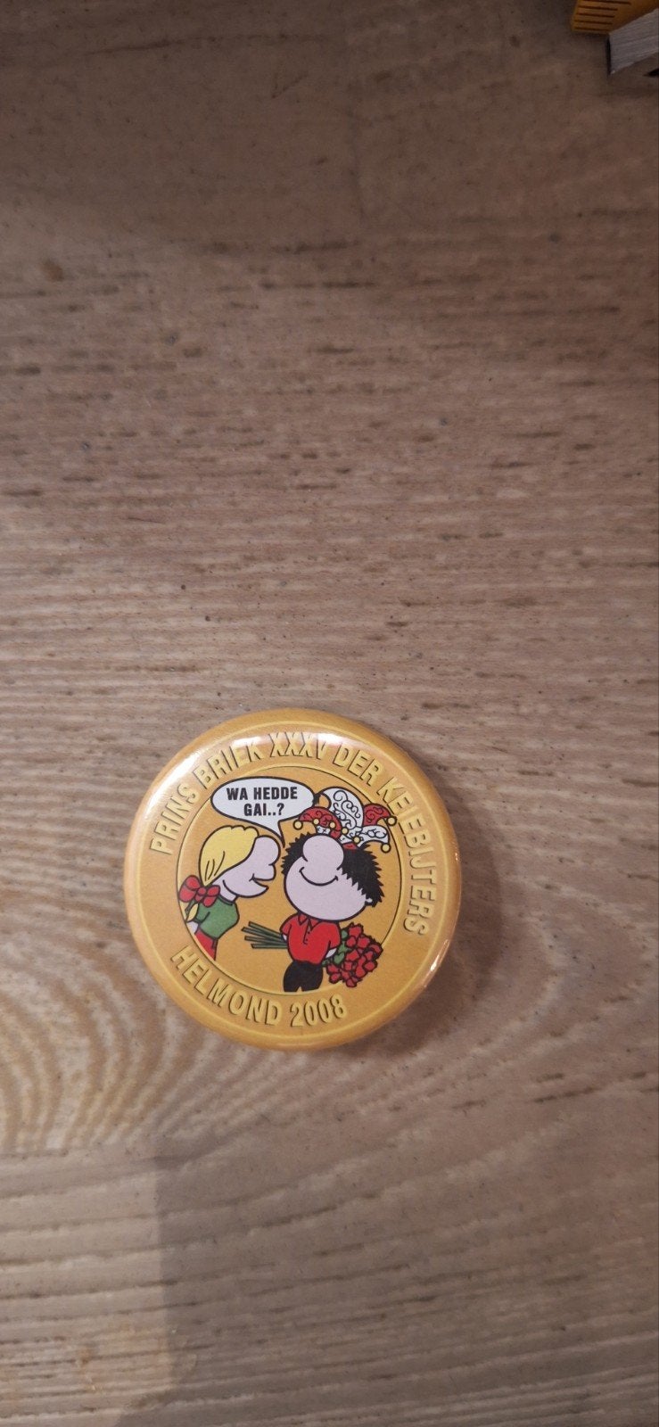 Keiebijters Helmond Button carnaval 2008 (4.10), ., Ophalen of Verzenden, Zo goed als nieuw, .