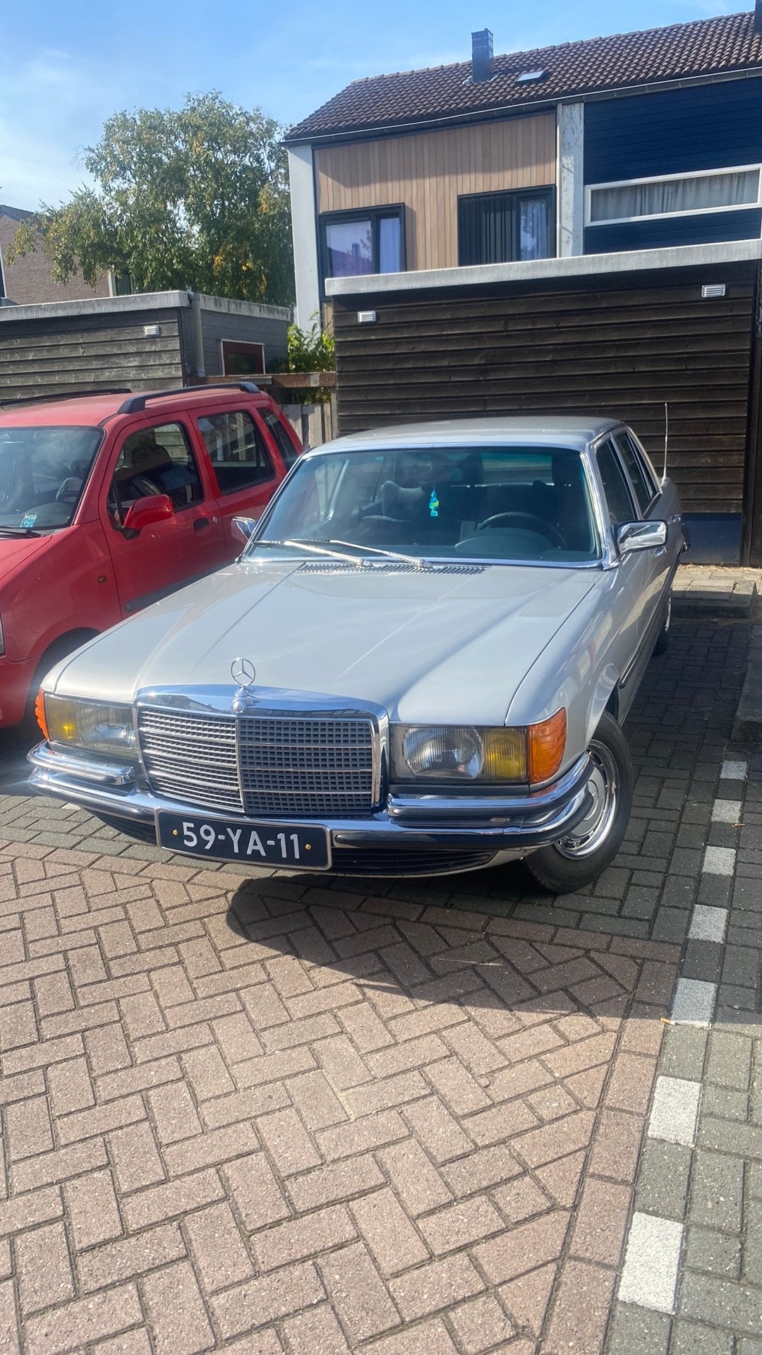 Mercedes-Benz SE klasse 1977 belasting vrij, Automaat, Particulier, Blauw, Sedan