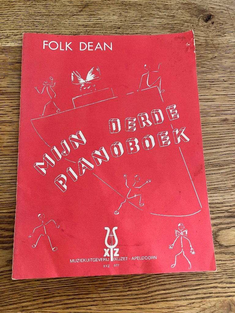 Piano leerboek Folk Dean, Gebruikt, Overige genres, Les of Cursus, Ophalen of Verzenden