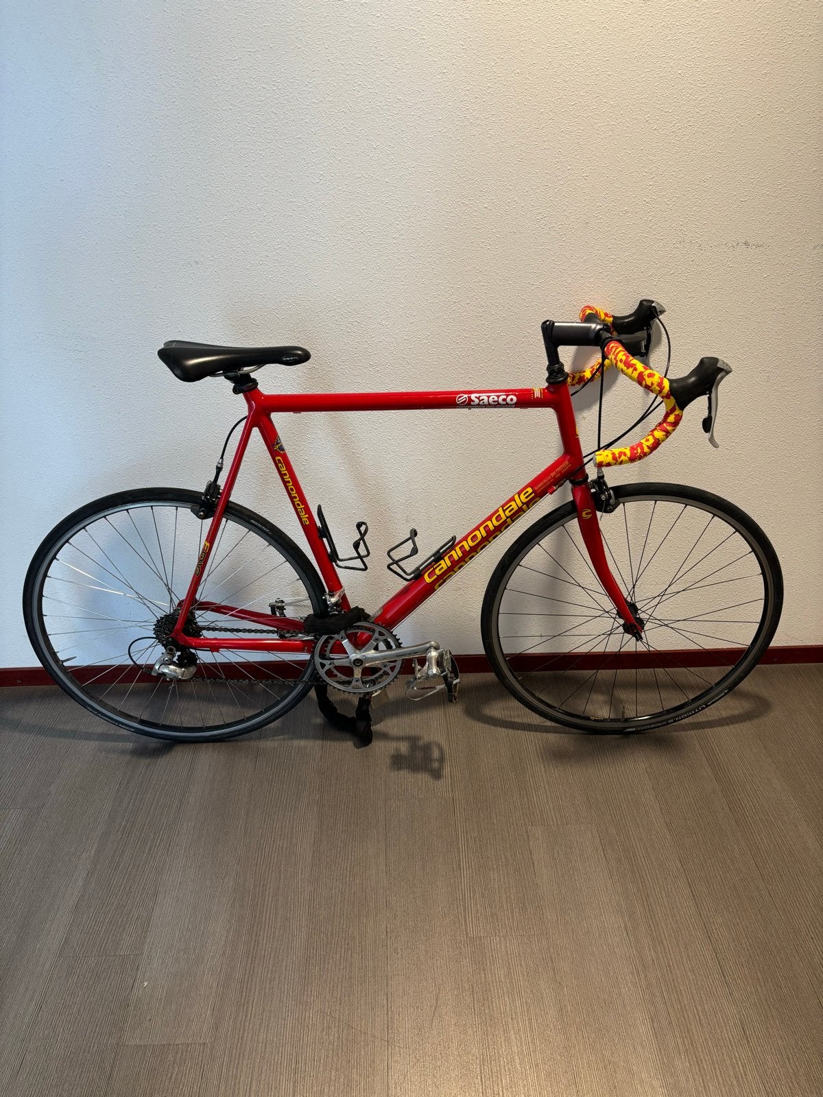 Vintage Cannondale Saeco CAAD 3 Racefiets - 63 cm, Fietsen en Brommers, Fietsen | Racefietsen, 28 inch, Gebruikt, Aluminium, 15 tot 20 versnellingen