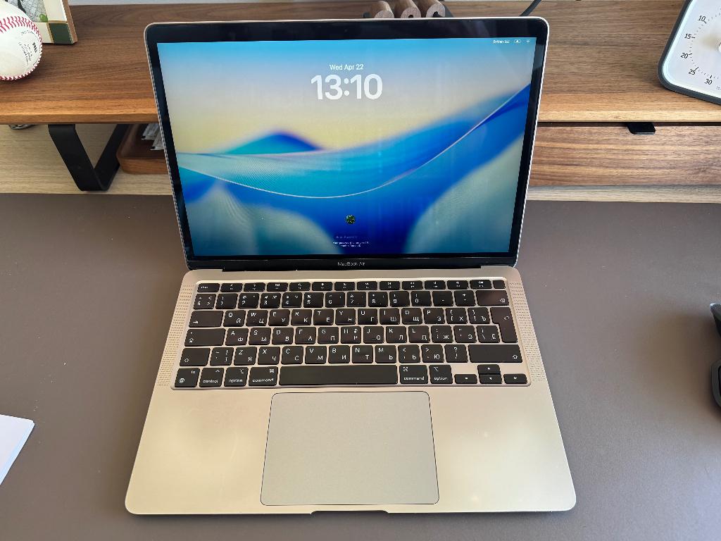 MacBook Air M1 (2020) | 16GB RAM | 512GB SSD | Silver, Gebruikt, Qwerty, 13 inch, 512 GB
