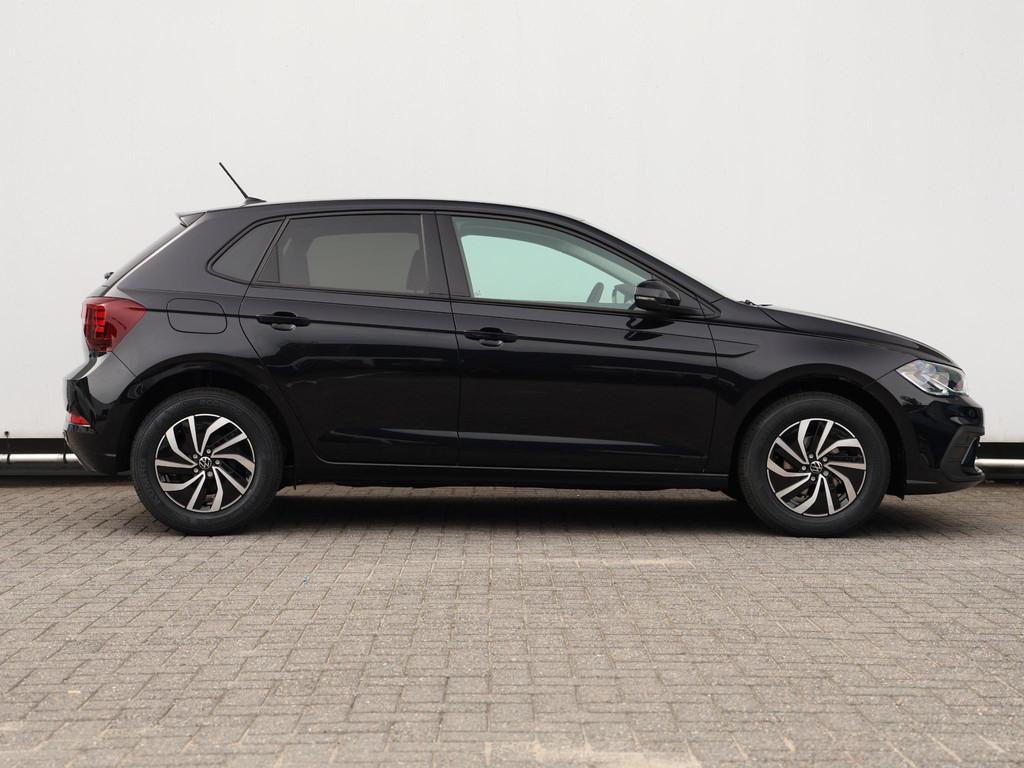 Volkswagen Polo Life Edition 1.0 70 kW 95 pk TSI | App-conne, Voorwielaandrijving, Stof, 1073 kg, Zwart