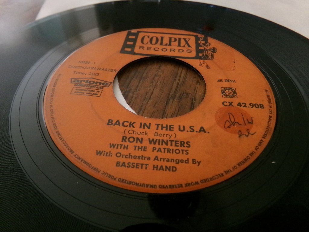 Topper - Ron Winters – Back In The U.S.A.–Let Me Prove It To, Cd's en Dvd's, Vinyl Singles, Ophalen of Verzenden, Gebruikt, Overige genres
