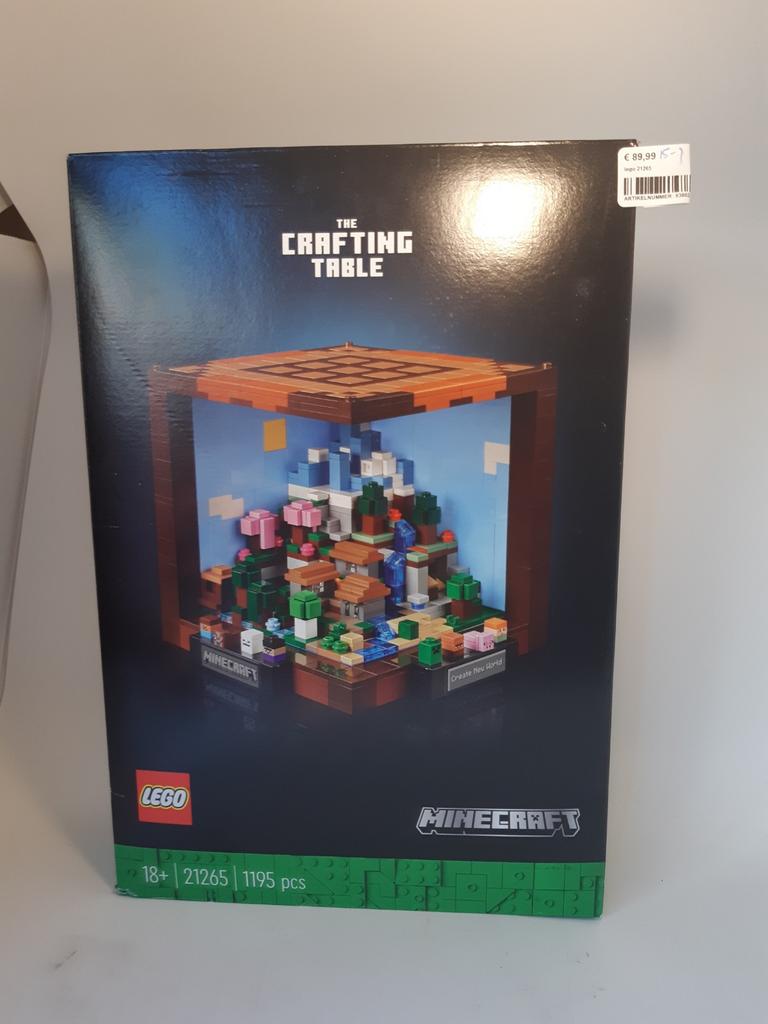 Lego minecraft the crafting table set 21265 nieuw, Kinderen en Baby's, Speelgoed | Duplo en Lego, Lego, Minecraft, Lego, Nieuw