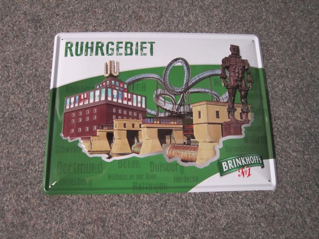 BRINKHOFFS BIER BLIKKEN RECLAMEBORD, Verzamelen, Biermerken, Ophalen, Nieuw, Reclamebord, Plaat of Schild, Overige merken