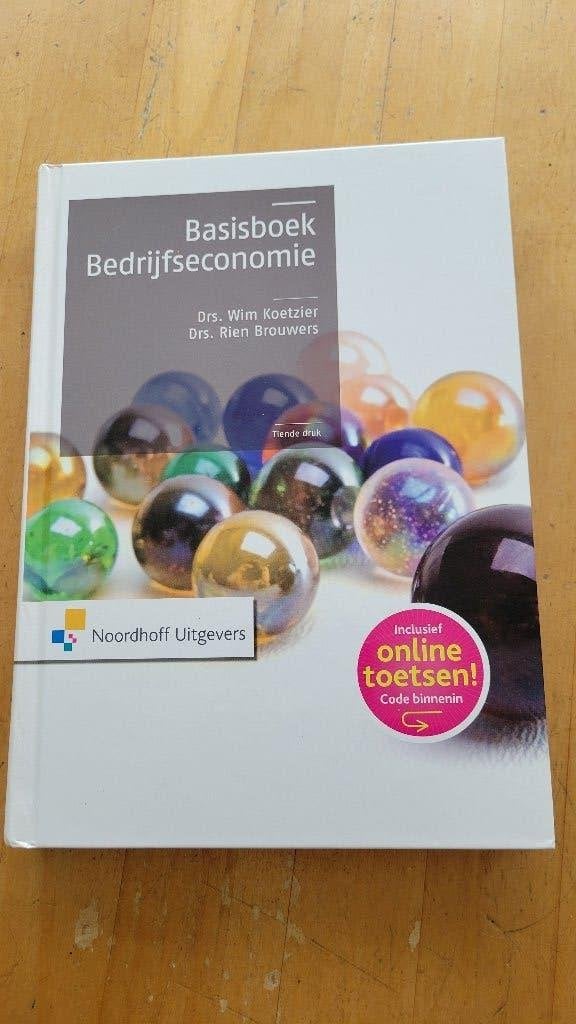 Zgan HBO studieboek: Basisboek bedrijfseconomie, Ophalen of Verzenden, Alpha, Zo goed als nieuw, HBO