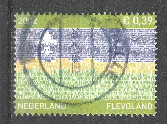 nvph 2076 Provincievlaggen 2002 Flevoland, Postzegels en Munten, Verzenden, Na 1940