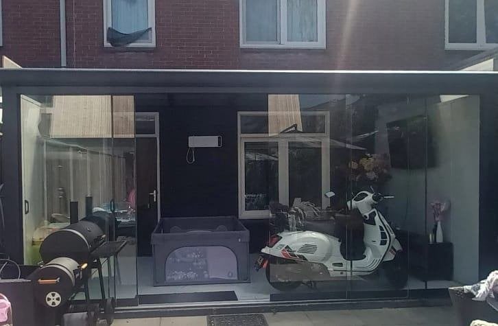overkapping, Ophalen, Zo goed als nieuw, Veranda