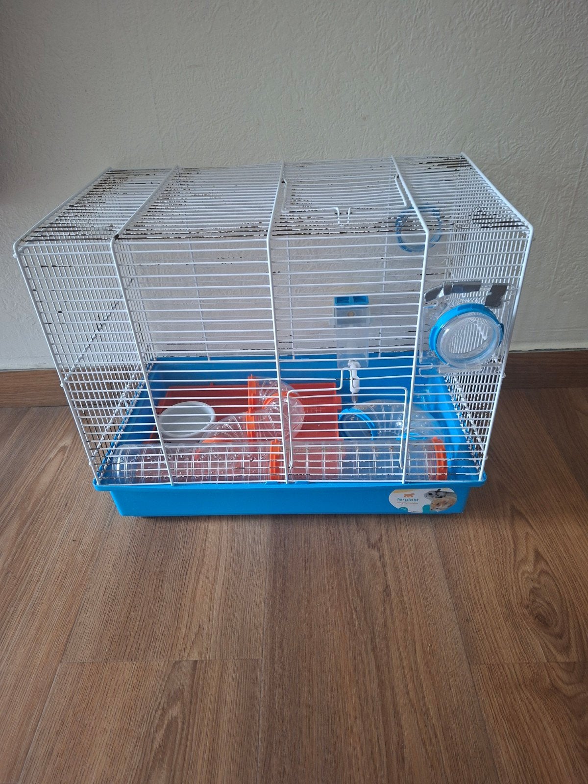 hamster kooi met spullen, Ophalen of Verzenden, Gebruikt, Knaagmateriaal