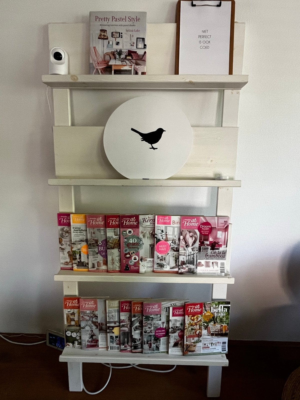 Grenen boekenrek/tijdschriftenrek - 180x80 cm, Ophalen, Met plank(en), Gebruikt, 50 tot 100 cm