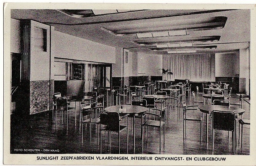 Vlaardingen Sunlight Zeepfabriek Ontvangstgebouw 1939., Verzamelen, Ophalen, 1920 tot 1940, Gelopen, Zuid-Holland