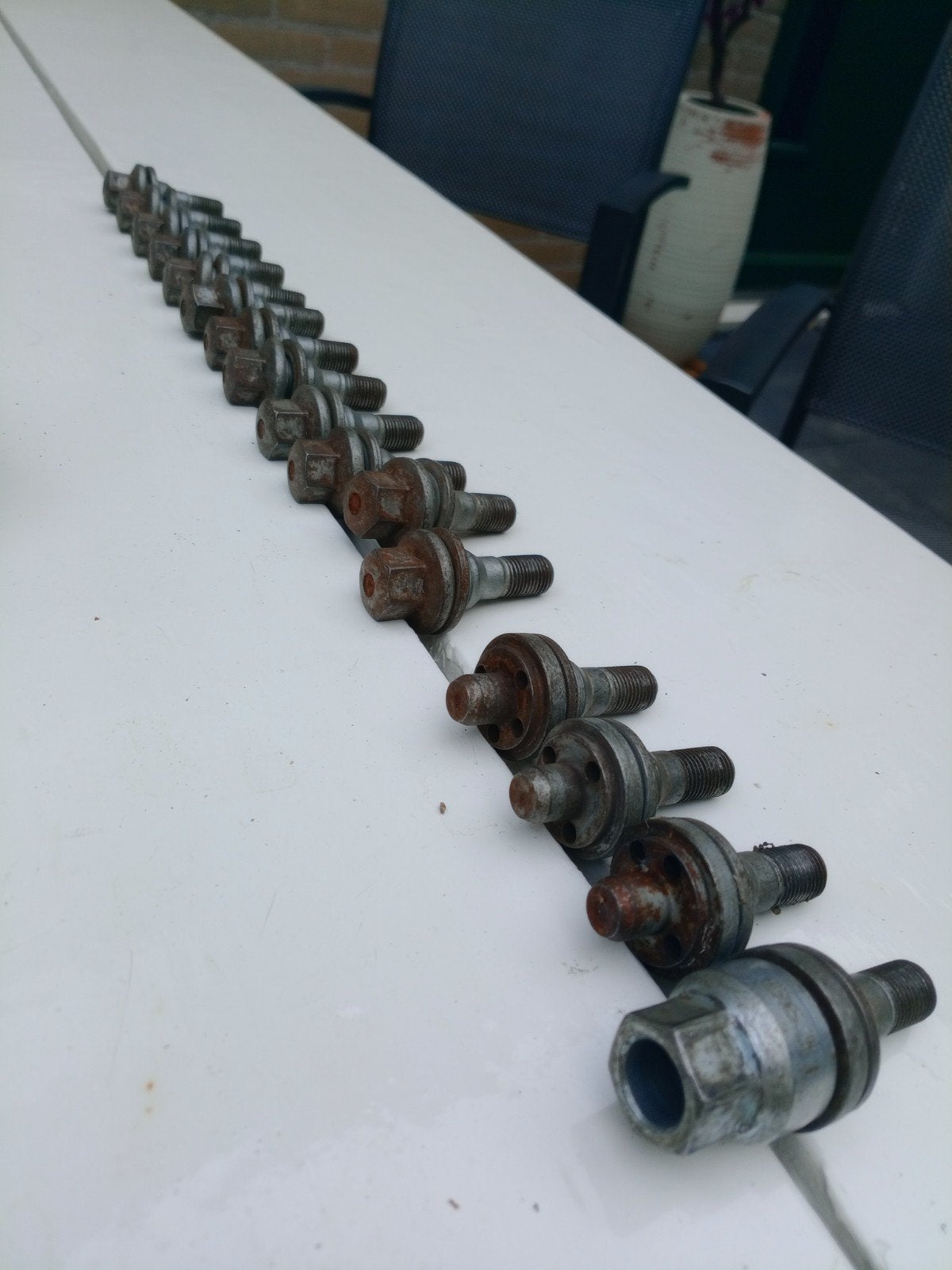 Wielbouten / slotbouten set citroen ds3, Auto-onderdelen, Ophalen, Gebruikt