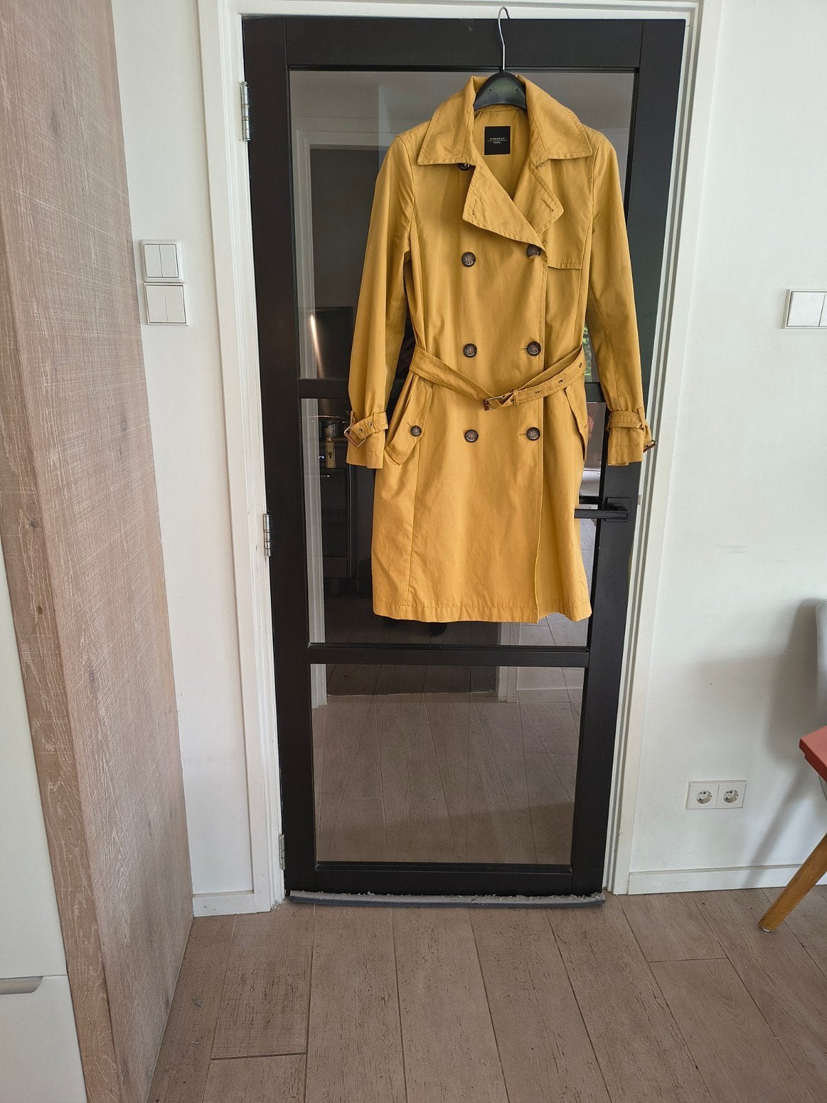 Max Mara lange trenchcoat 38/40, Max Mara, Ophalen of Verzenden, Maat 38/40 (M)