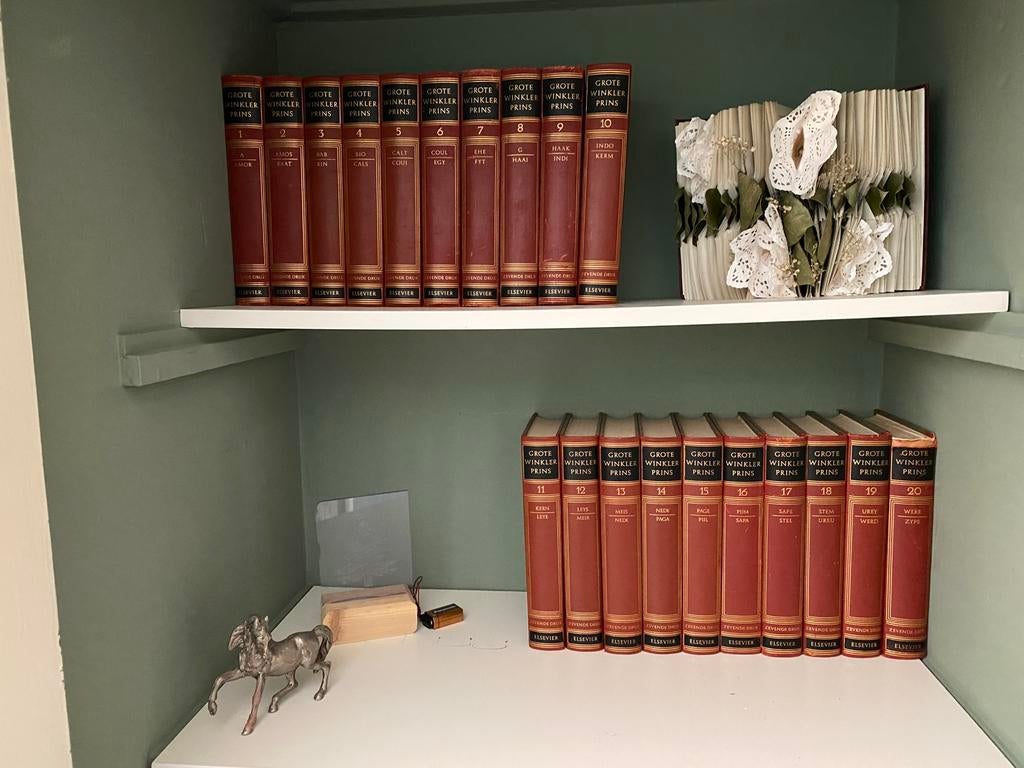 Grote Winkler Prins zevende druk complete set 7e druk, Boeken, Encyclopedieën, Ophalen, Gelezen, Algemeen