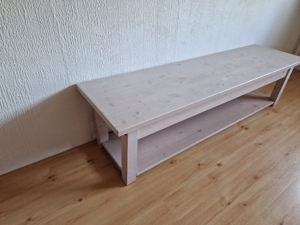Houten bank, Tuin en Terras, Ophalen, Zo goed als nieuw, Hout
