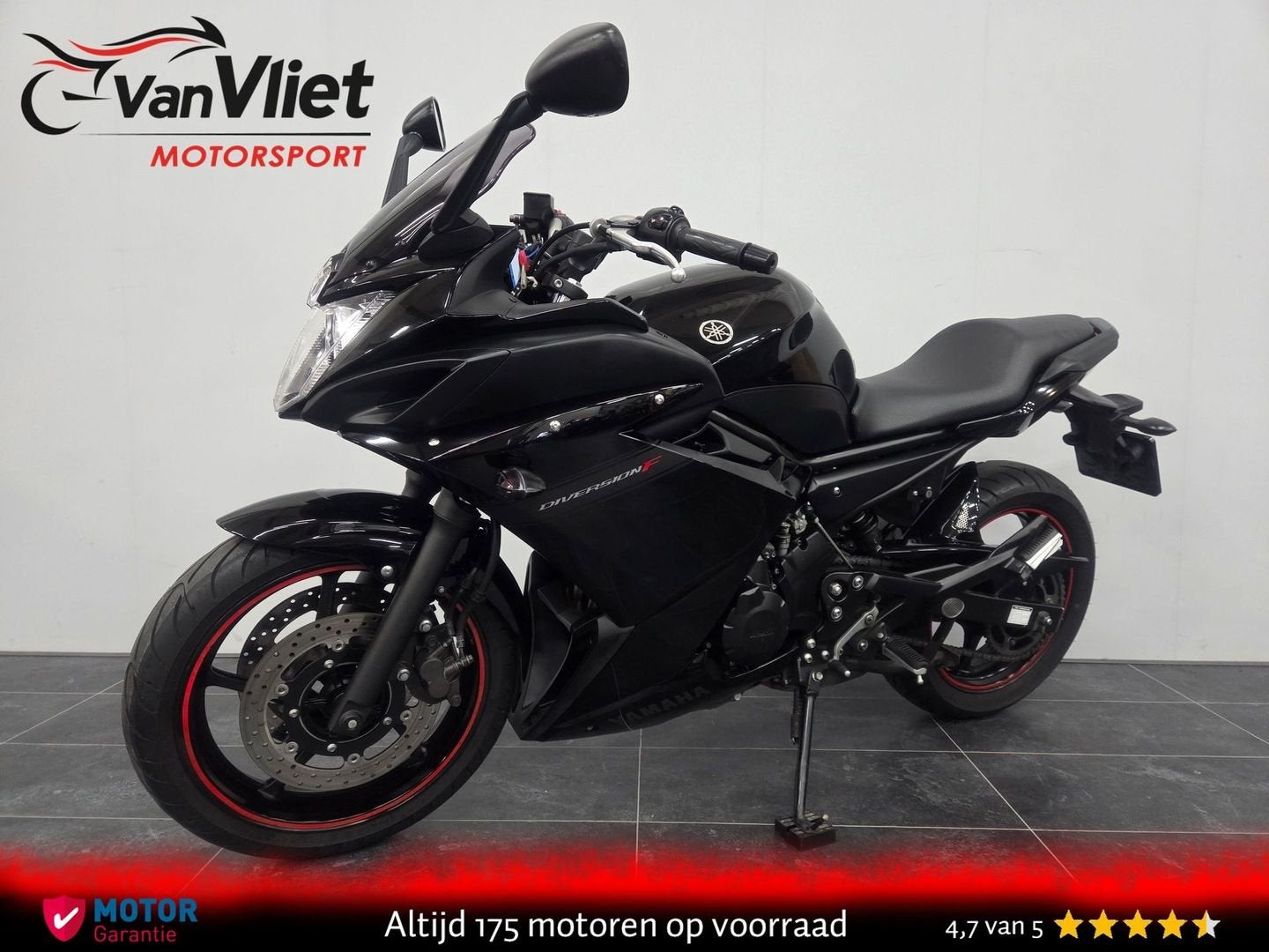 Topstaat.! Yamaha XJ6 Diversion Full Black bj 2013 XJ 6 F, Bedrijf, Onbekend, Toermotor, YAMAHA