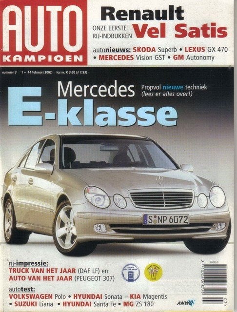 Autokampioen 3 2002 : BMW 2002 Tii - MG ZS 180 - Mercedes E, Ophalen of Verzenden, Gelezen, Algemeen