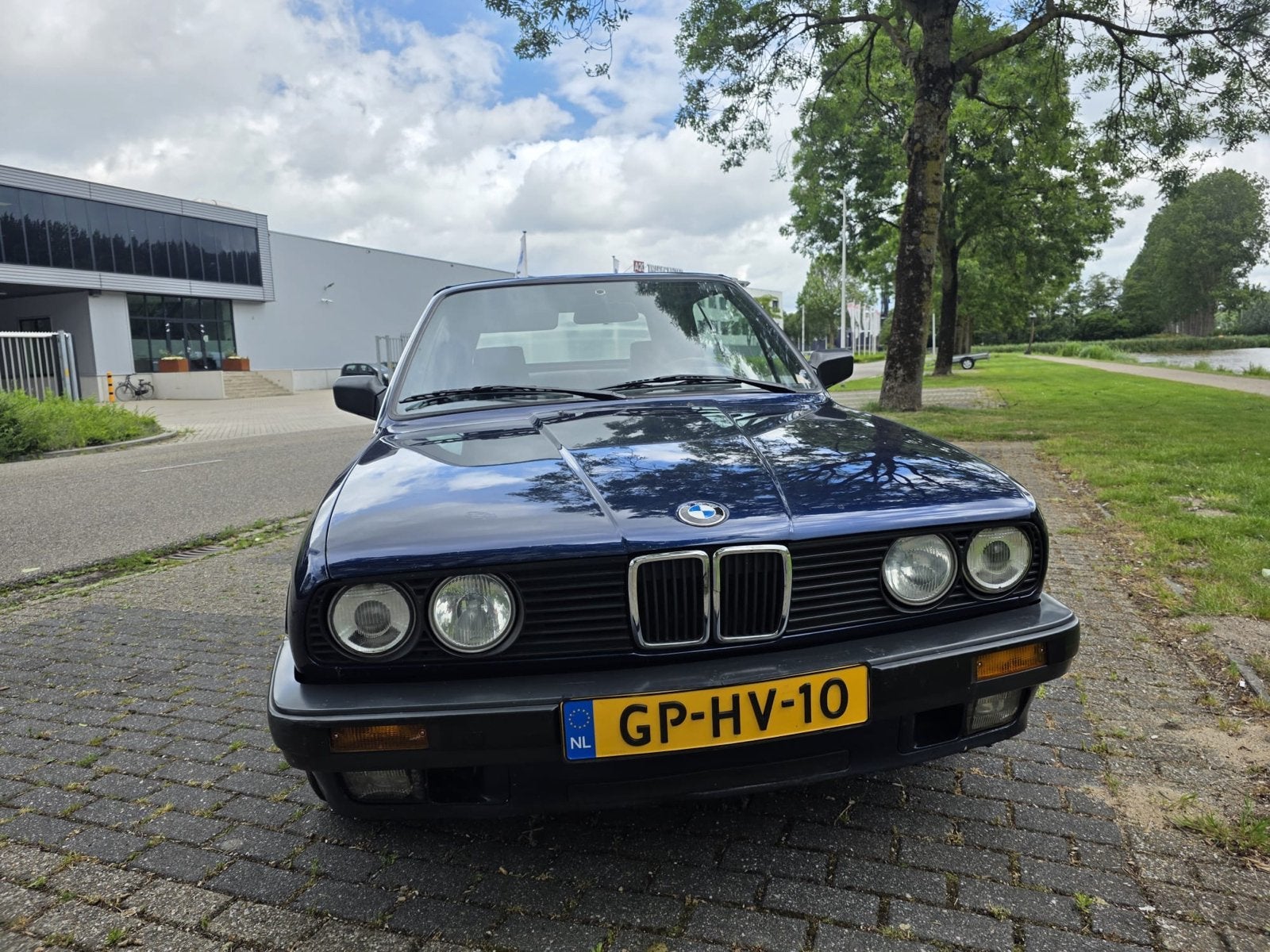 BMW 3-Serie 1.8 I 318 Cabriolet U9 1993 Blauw, Auto's, Achterwielaandrijving, 4 cilinders, Cabriolet, Blauw