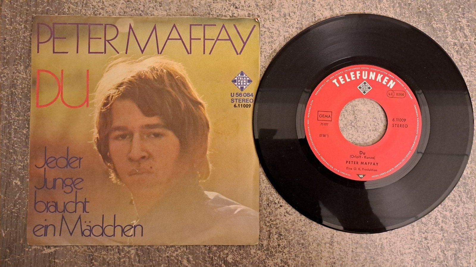 Peter Maffay - Du, Gebruikt, 7 inch, Pop, Fotohoes