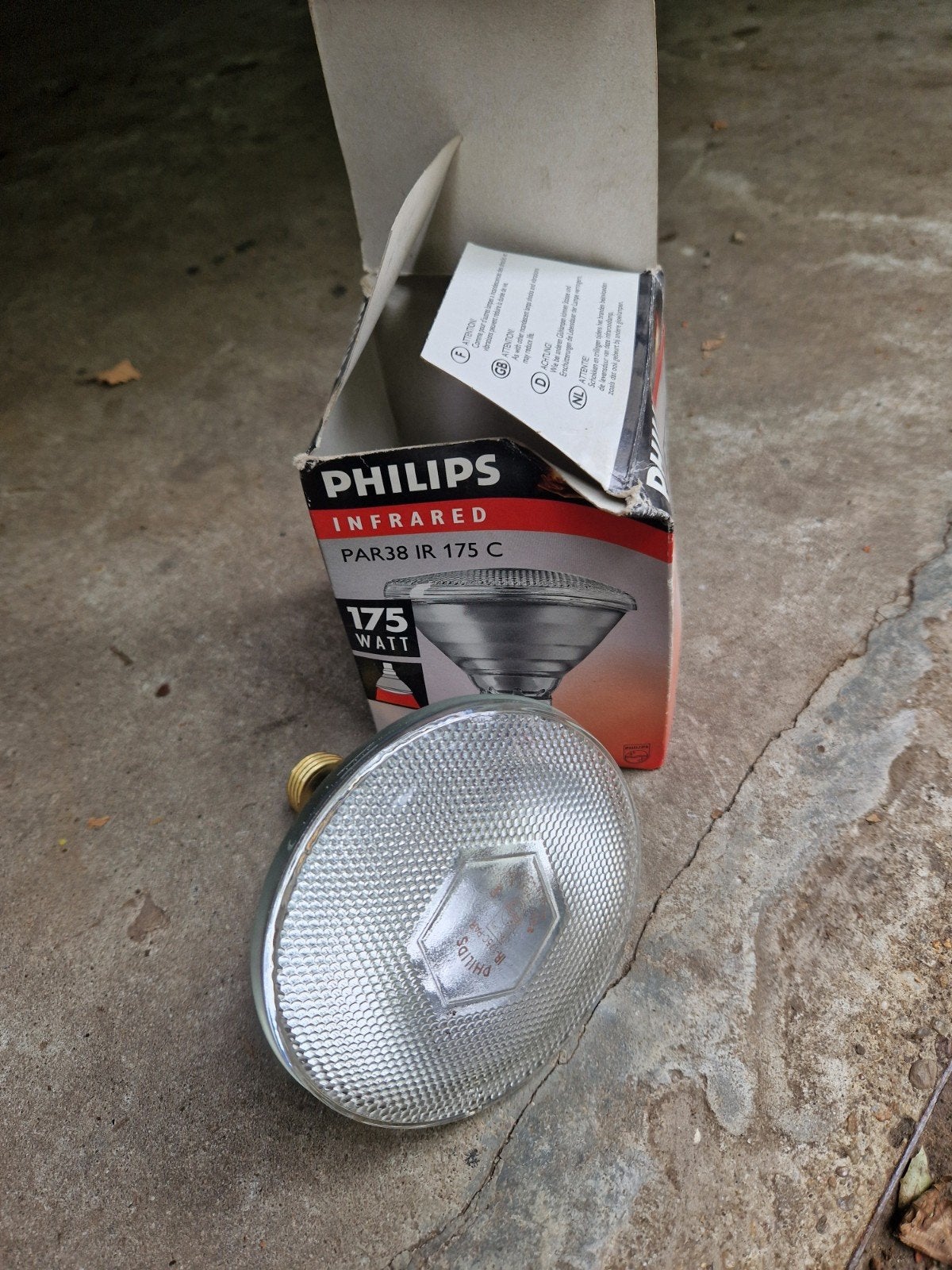infrarood lamp voor warmte stal of kuikens, Ophalen of Verzenden, Zo goed als nieuw