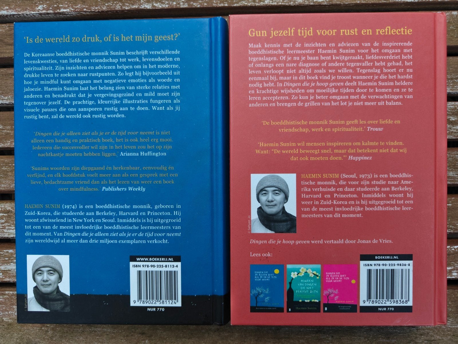 2 Boeken van Haemin Sunim., Ophalen of Verzenden, Zo goed als nieuw