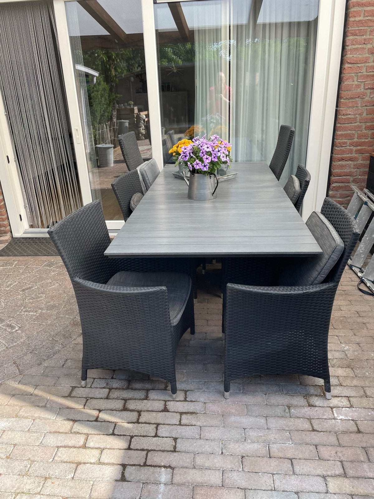 Jutlandia tuintafel, Ophalen, Zo goed als nieuw, Rechthoekig, Aluminium
