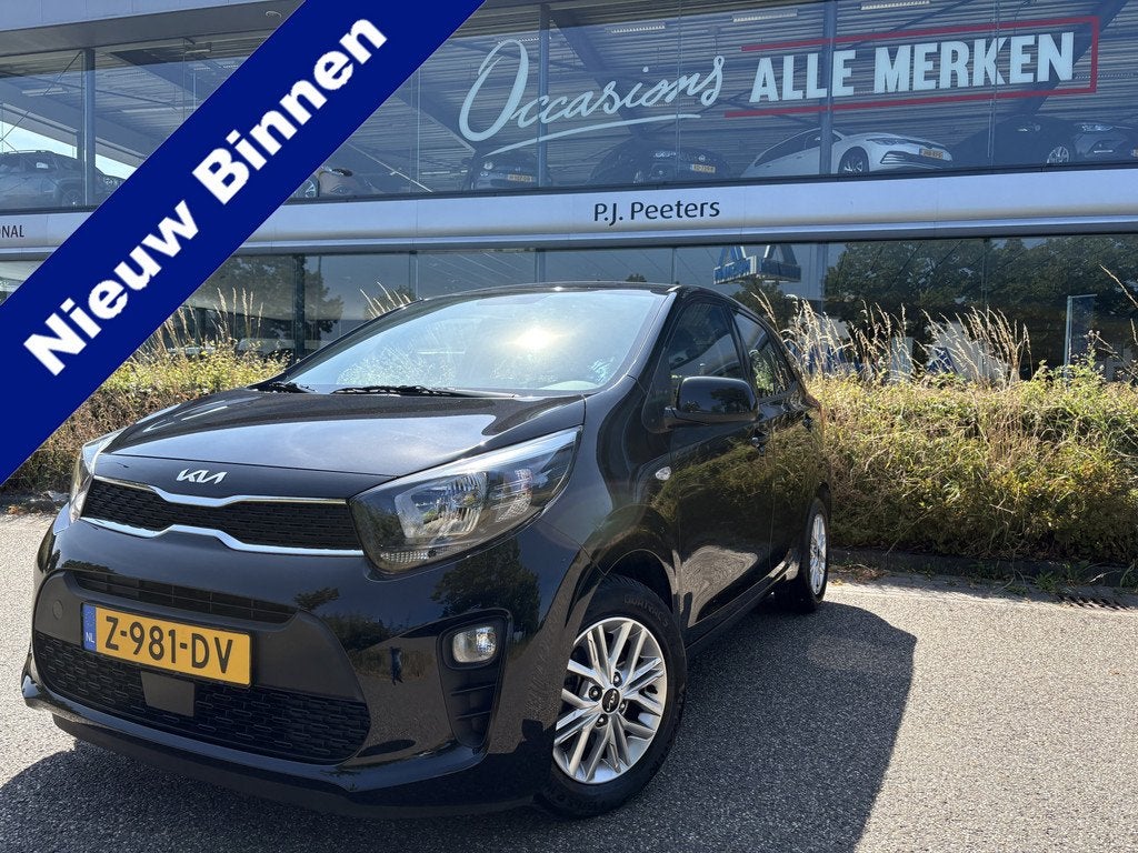 Kia Picanto 1.0 DPi DynamicLine Achteruitrijcamera - Apple c, Auto's, Kia, Voorwielaandrijving, Stof, Gebruikt, 4 stoelen