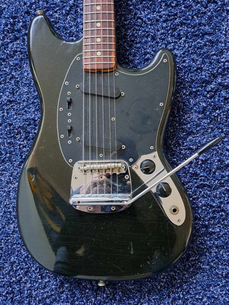 Fender Mustang 1974 100% originele staat, Ophalen, Gebruikt, Solid body, Fender