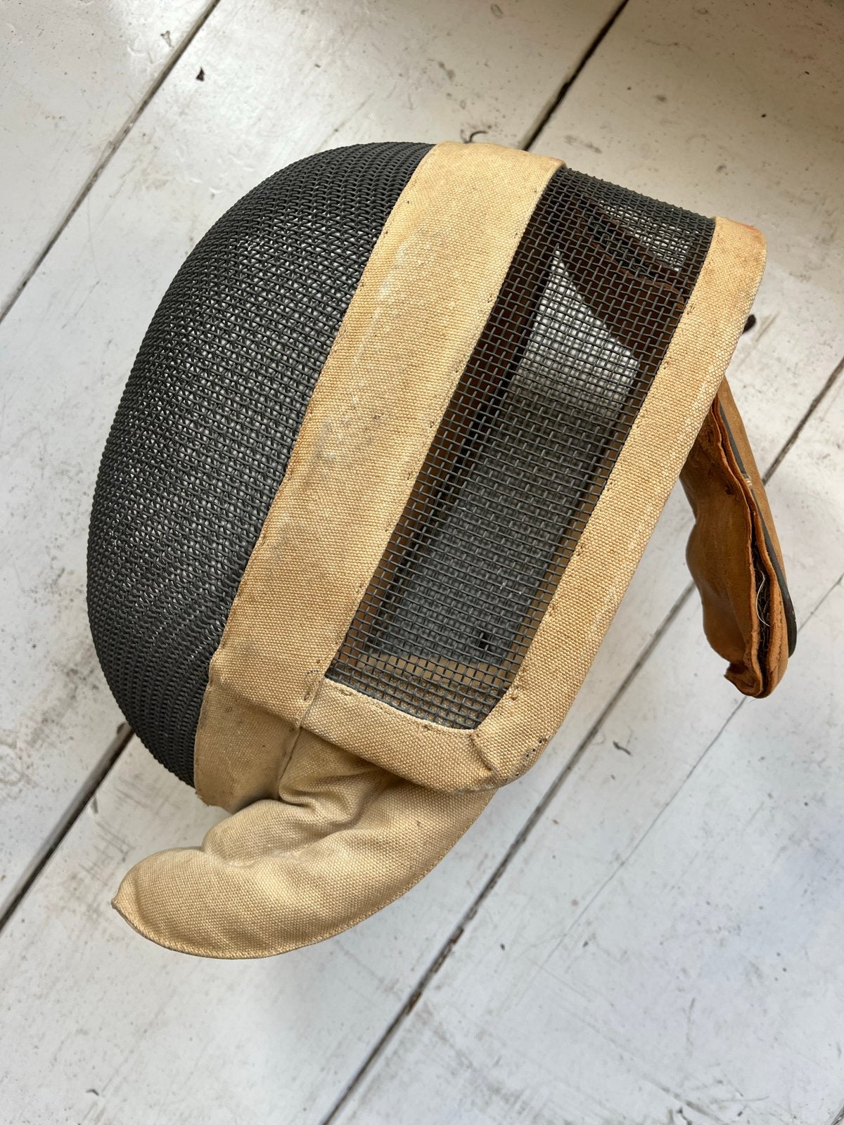 Vintage Schermmasker - Decoratief of voor verzamelaars, Ophalen, Gebruikt, Schermen, Vechtsportbescherming