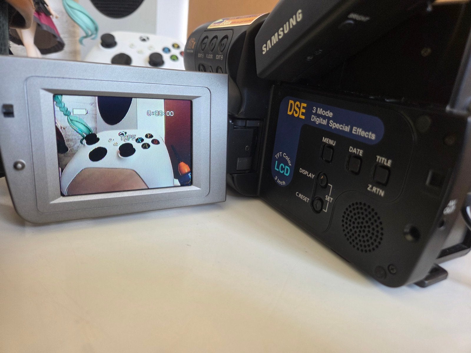 Samsung vp L100 Camcorder met tas en accessoires, Audio, Tv en Foto, Gebruikt, Overige soorten, Ophalen of Verzenden, 8 tot 20x
