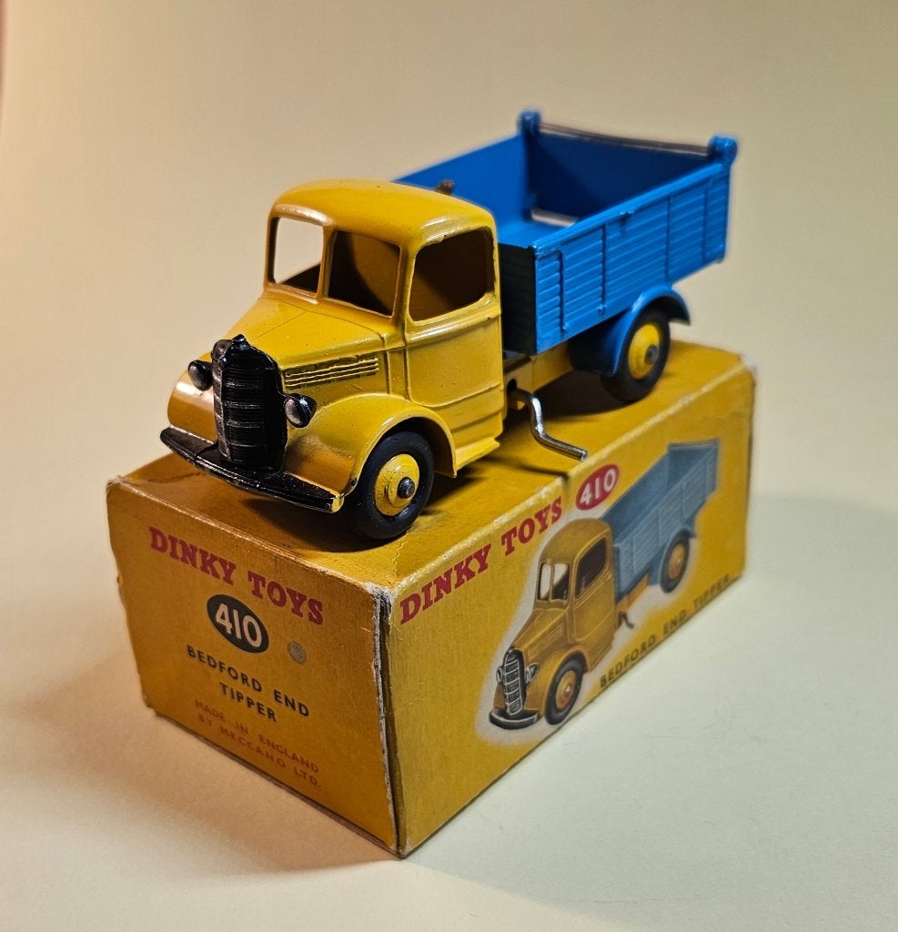 Dinky 410 Bedford End Tipper, Verzenden, Zo goed als nieuw, Bus of Vrachtwagen, Dinky Toys